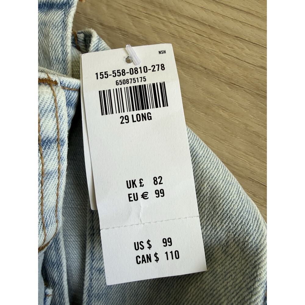 NWT Abercrombie & Fitch Skinny High Rise Split Vent Hem Jean Womens Size 29/8L - Picture 5 of 11